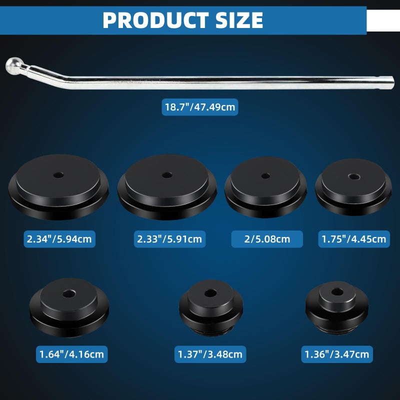 FreeTec Frost Plug Installer Remover Tool Set - Image 4